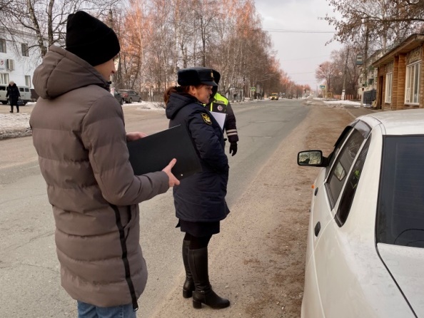 Совместный рейд  по взысканию задолженности.