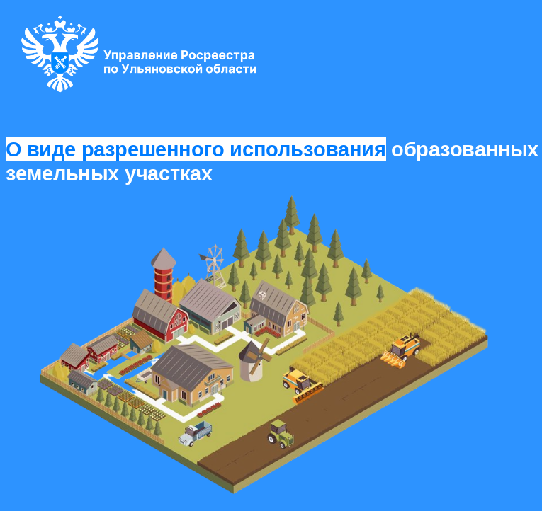 О виде разрешенного использования образованных земельных участках..